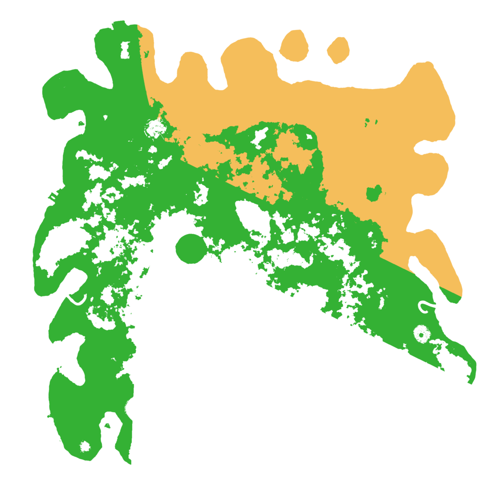 Biome Rust Map: Procedural Map, Size: 4400, Seed: 14766834