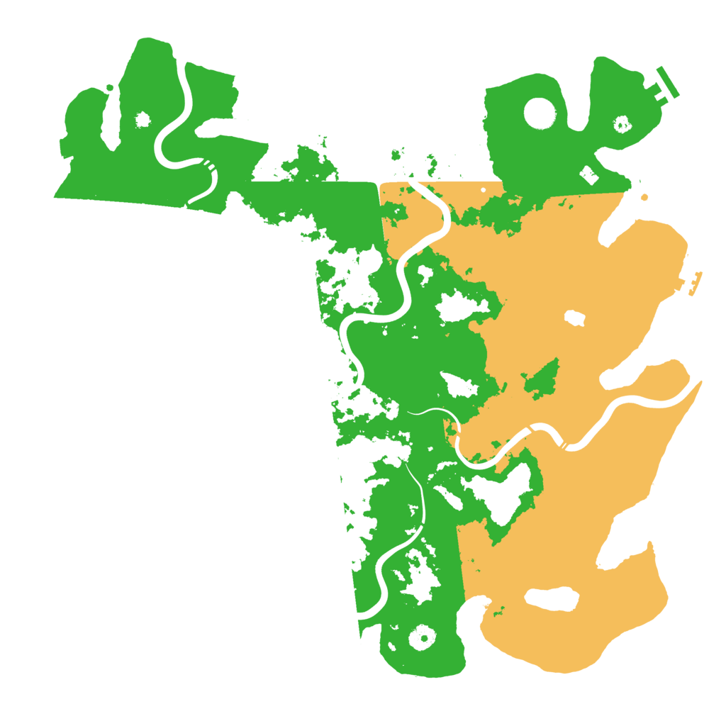 Biome Rust Map: Procedural Map, Size: 4250, Seed: 77132081