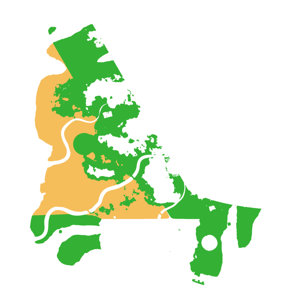 Biome Rust Map: Procedural Map, Size: 3500, Seed: 356498356