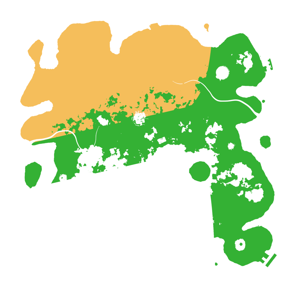 Biome Rust Map: Procedural Map, Size: 3900, Seed: 84189261