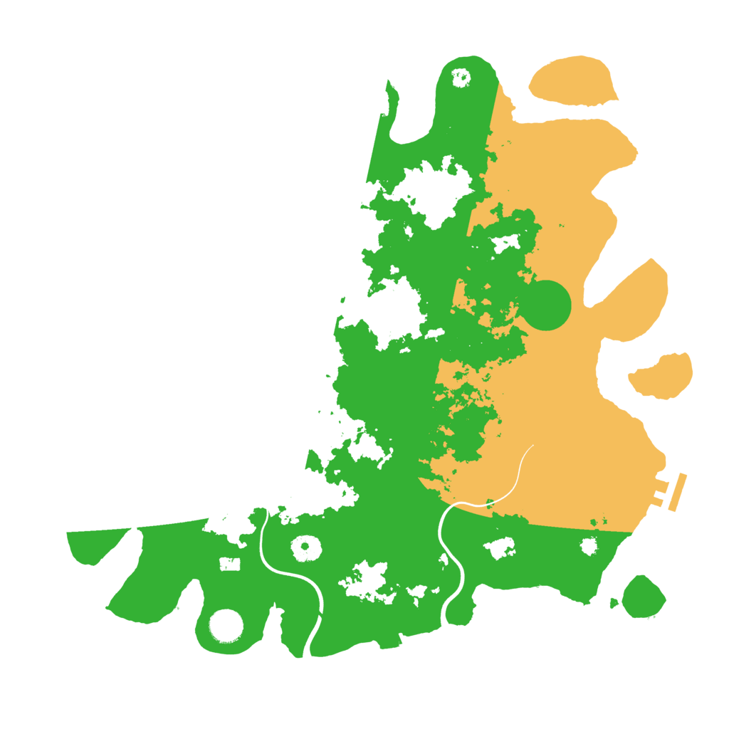 Biome Rust Map: Procedural Map, Size: 3800, Seed: 775619962