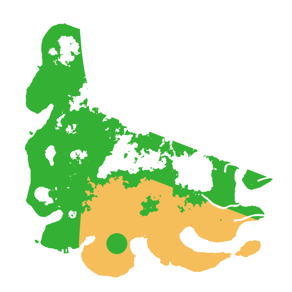 Biome Rust Map: Procedural Map, Size: 3700, Seed: 3671632