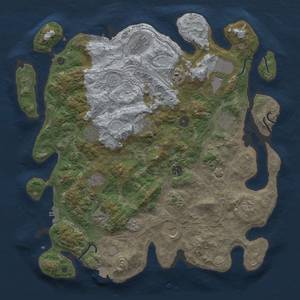 Thumbnail Rust Map: Procedural Map, Size: 4250, Seed: 998065, 19 Monuments