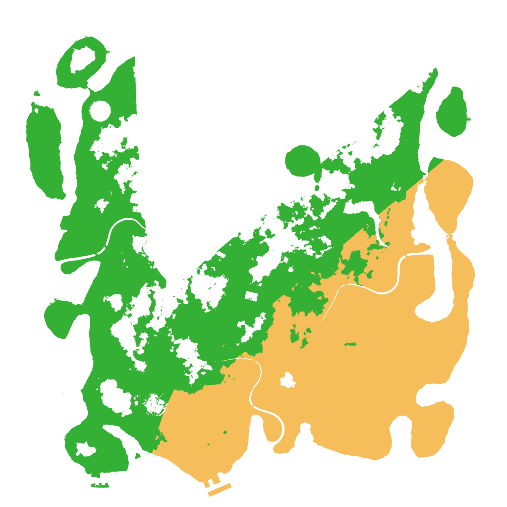 Biome Rust Map: Procedural Map, Size: 4250, Seed: 998065