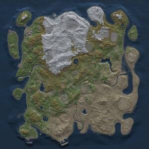 Thumbnail Rust Map: Procedural Map, Size: 4250, Seed: 998065, 16 Monuments