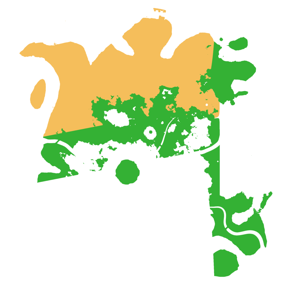 Biome Rust Map: Procedural Map, Size: 3500, Seed: 798304777