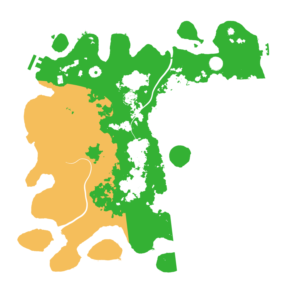 Biome Rust Map: Procedural Map, Size: 3750, Seed: 43128090