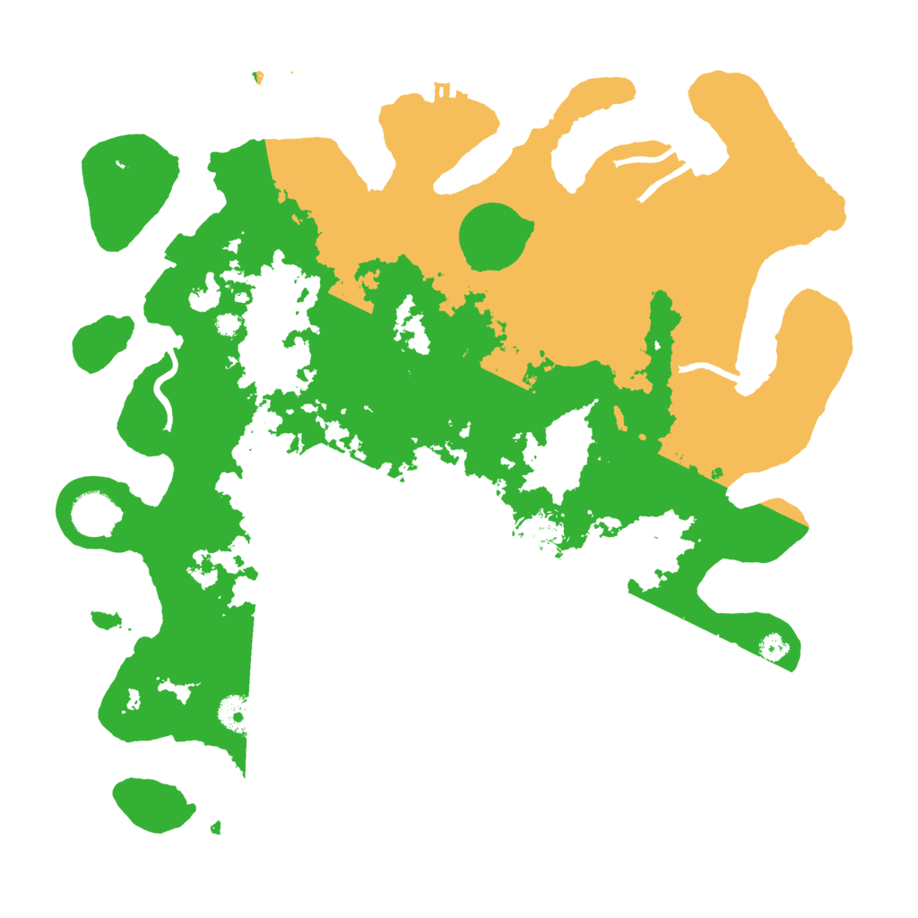 Biome Rust Map: Procedural Map, Size: 3600, Seed: 20750219