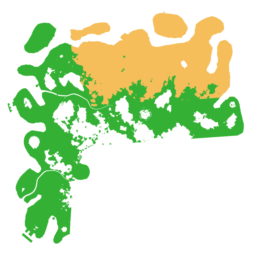 Biome Rust Map: Procedural Map, Size: 4300, Seed: 47478723