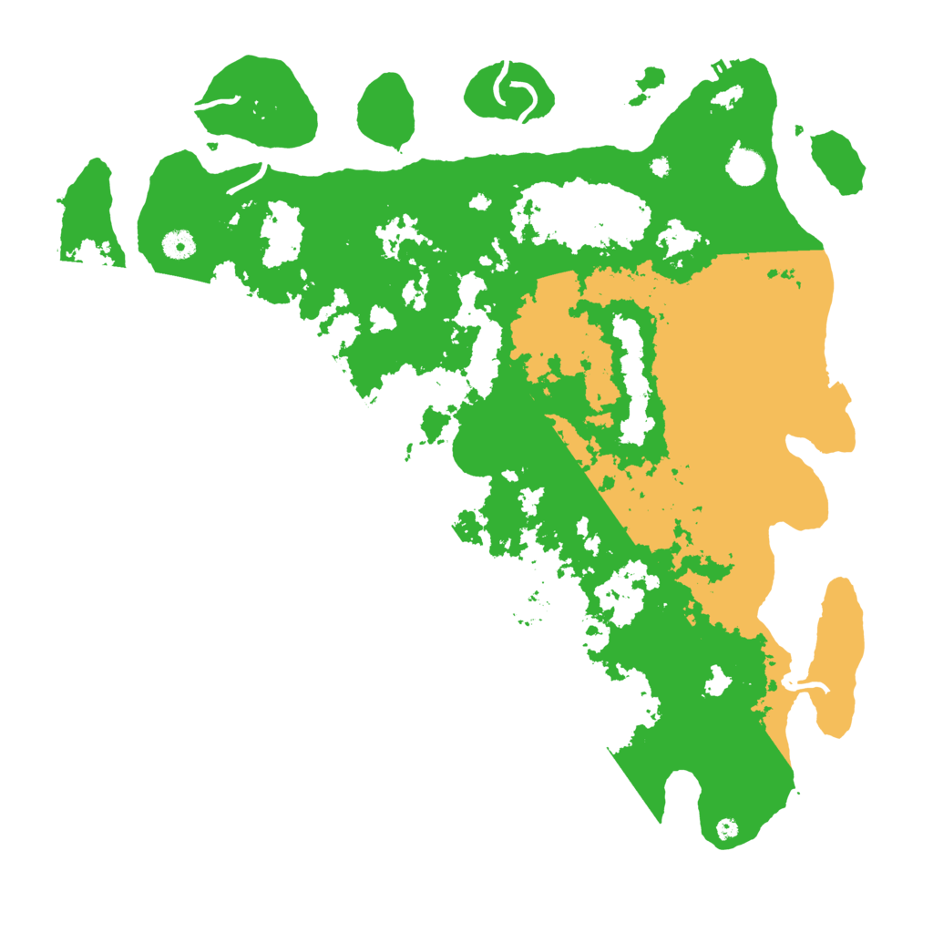 Biome Rust Map: Procedural Map, Size: 4500, Seed: 593658157