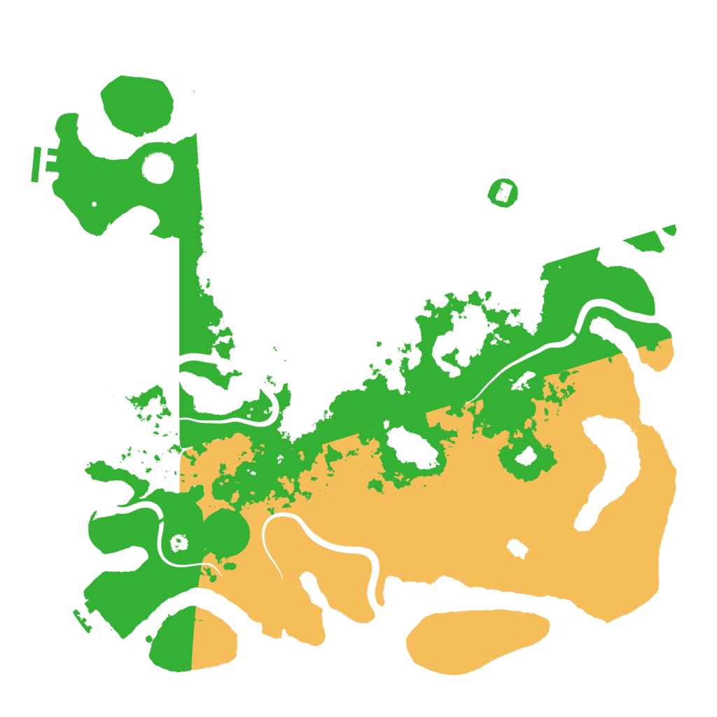 Biome Rust Map: Procedural Map, Size: 4100, Seed: 58398835
