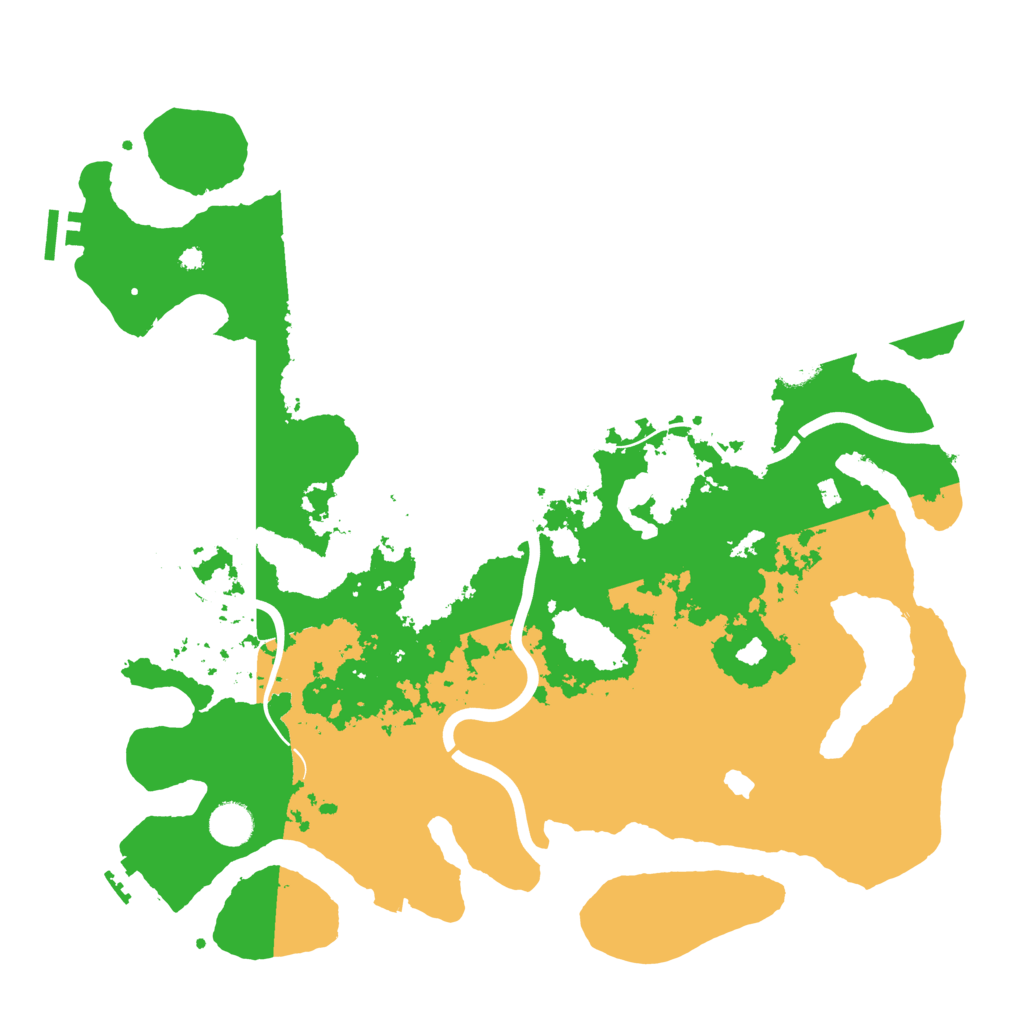 Biome Rust Map: Procedural Map, Size: 4100, Seed: 58398835
