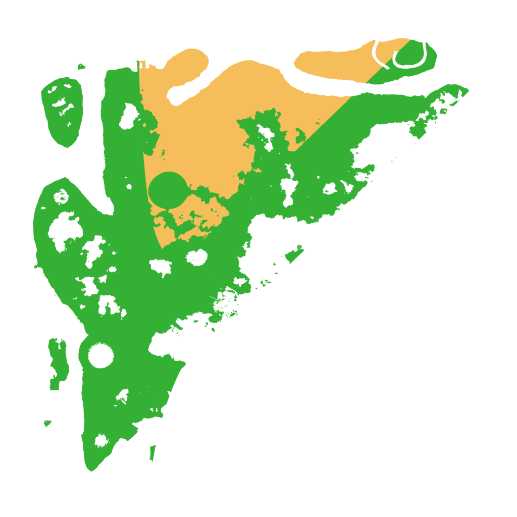 Biome Rust Map: Procedural Map, Size: 3650, Seed: 68087686