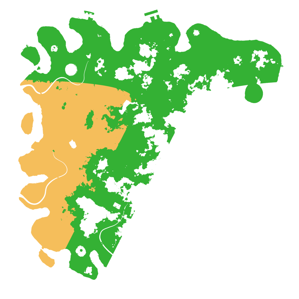 Biome Rust Map: Procedural Map, Size: 4400, Seed: 47521749