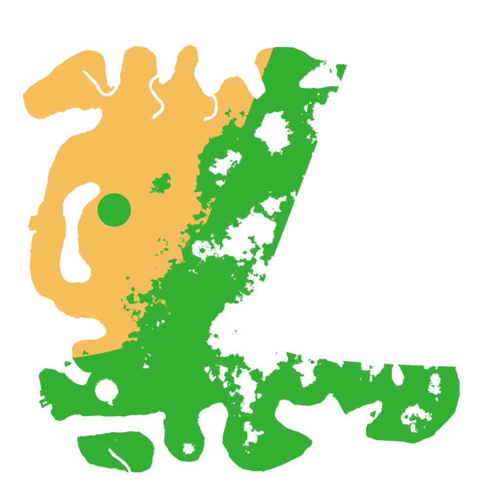 Biome Rust Map: Procedural Map, Size: 3950, Seed: 29668366