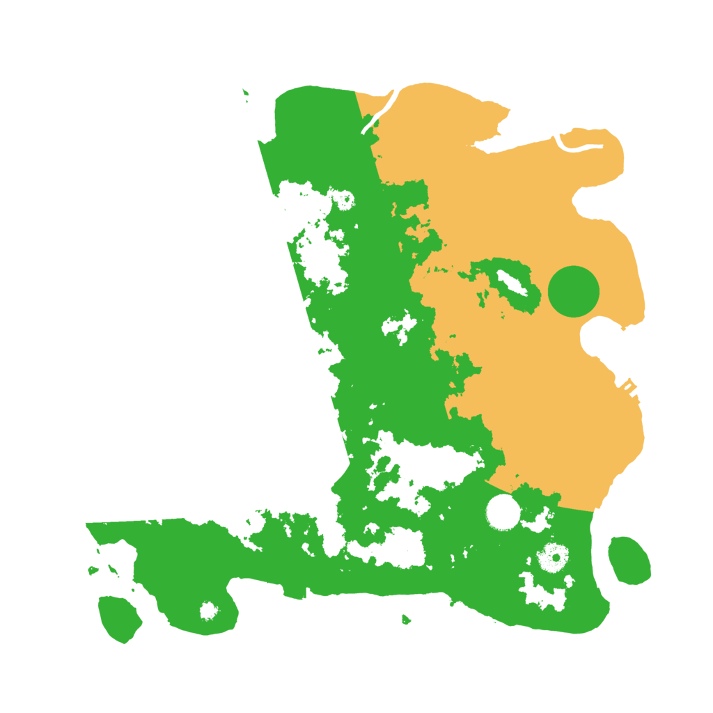 Biome Rust Map: Procedural Map, Size: 3650, Seed: 85901071