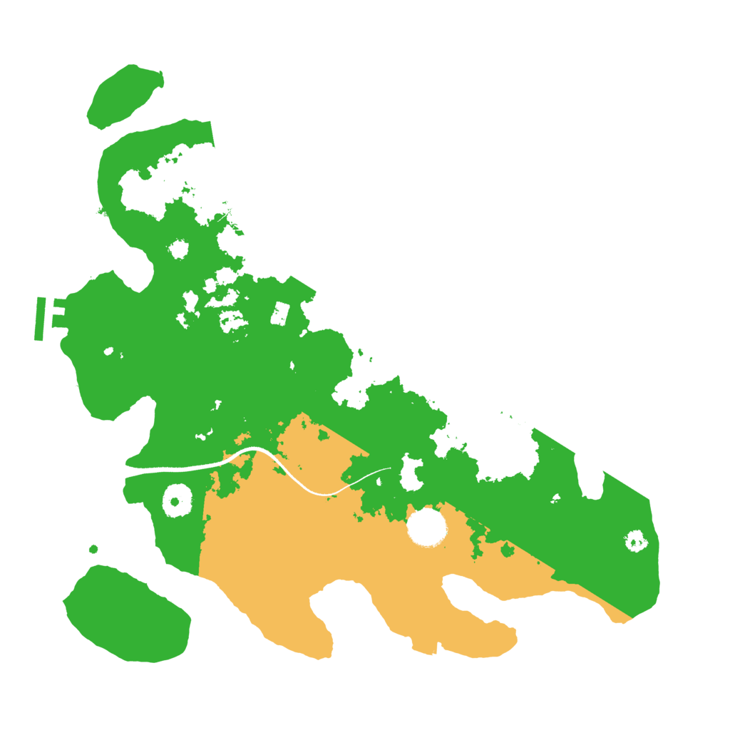 Biome Rust Map: Procedural Map, Size: 3400, Seed: 8192997