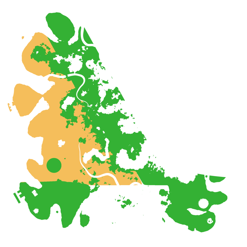 Biome Rust Map: Procedural Map, Size: 4400, Seed: 53724986