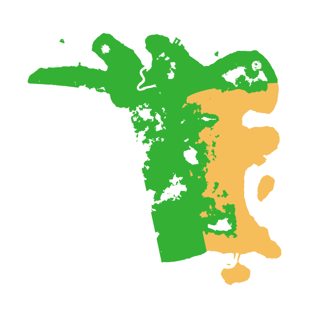 Biome Rust Map: Procedural Map, Size: 3250, Seed: 11991