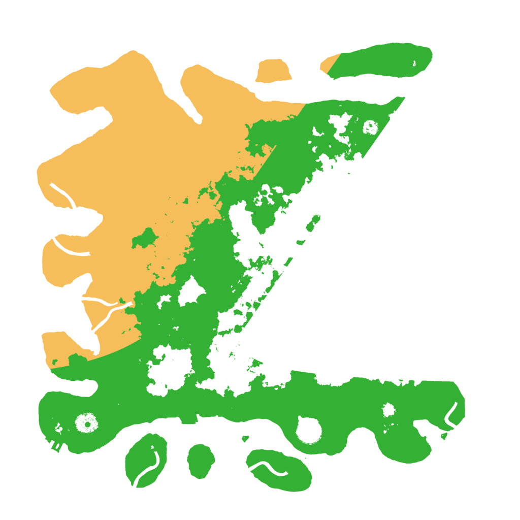Biome Rust Map: Procedural Map, Size: 3700, Seed: 63579006