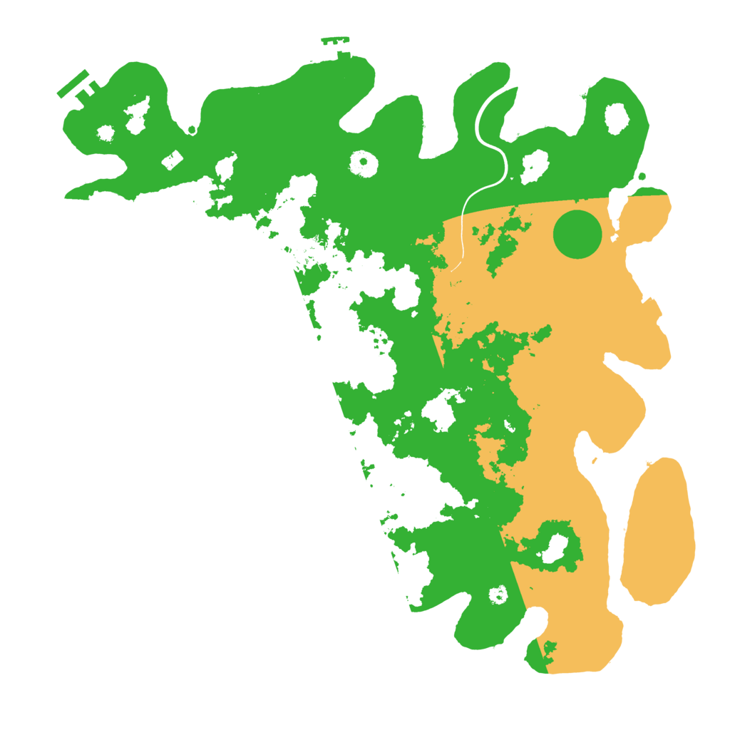 Biome Rust Map: Procedural Map, Size: 3950, Seed: 93301581