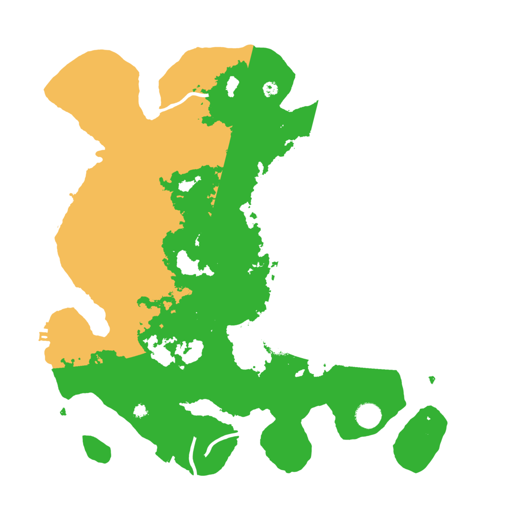 Biome Rust Map: Procedural Map, Size: 3500, Seed: 2063906515