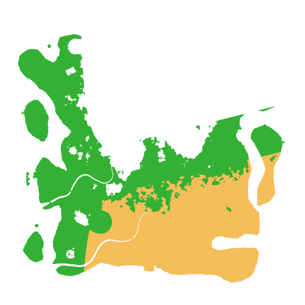 Biome Rust Map: Procedural Map, Size: 3500, Seed: 1548173262