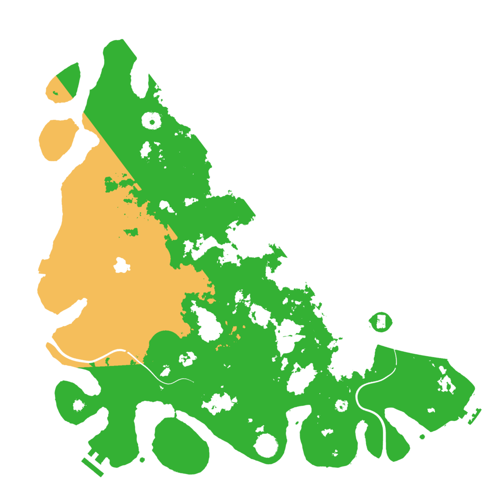 Biome Rust Map: Procedural Map, Size: 4000, Seed: 35201847