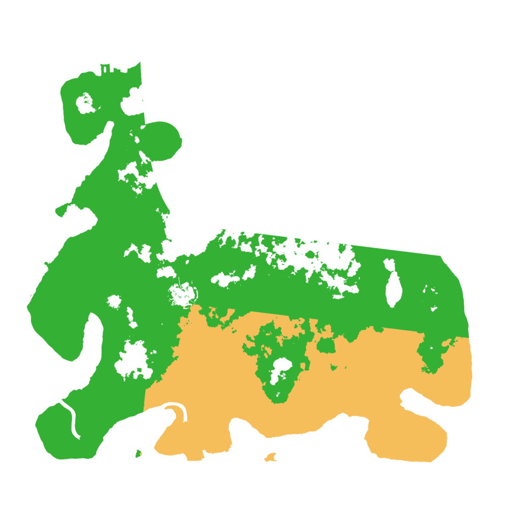 Biome Rust Map: Procedural Map, Size: 3500, Seed: 50257597