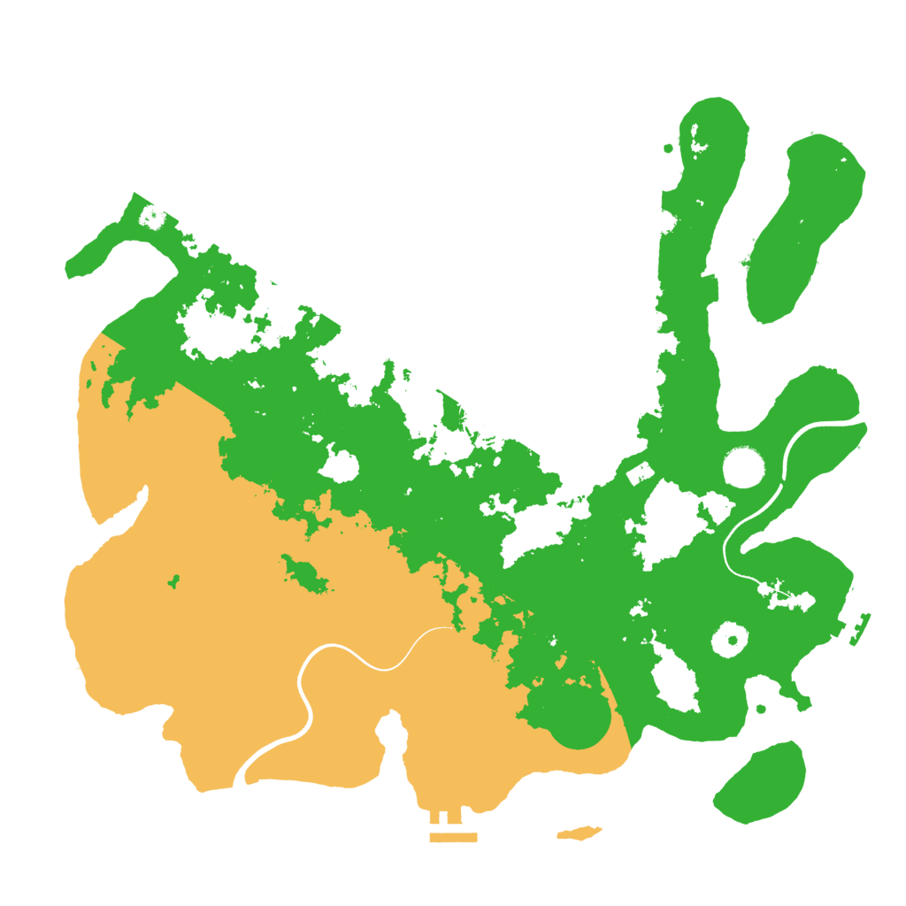Biome Rust Map: Procedural Map, Size: 3850, Seed: 83170821