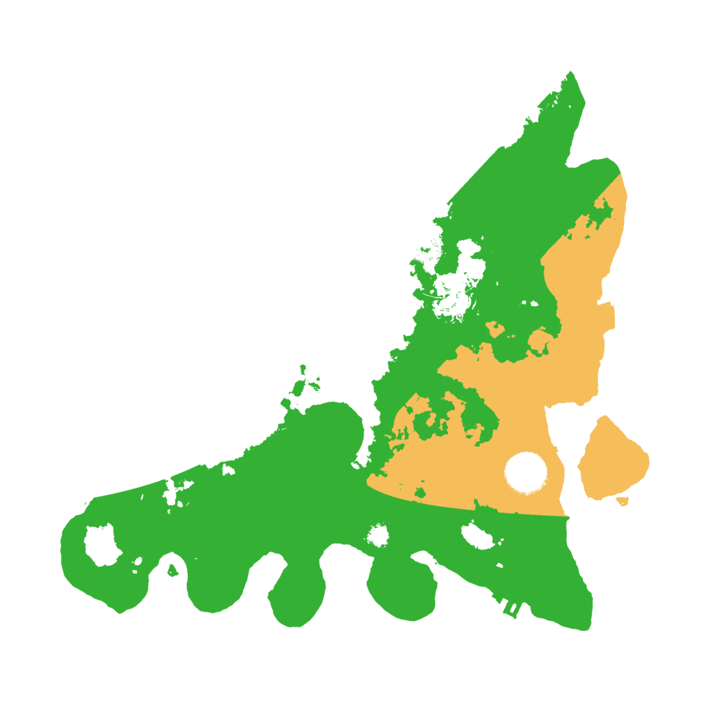 Biome Rust Map: Procedural Map, Size: 3000, Seed: 1756191268