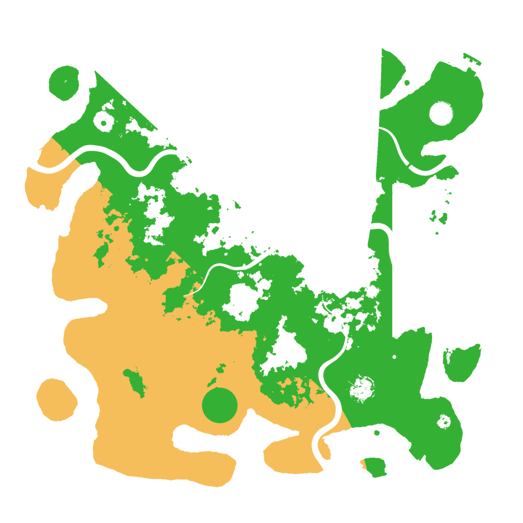 Biome Rust Map: Procedural Map, Size: 3900, Seed: 45165428