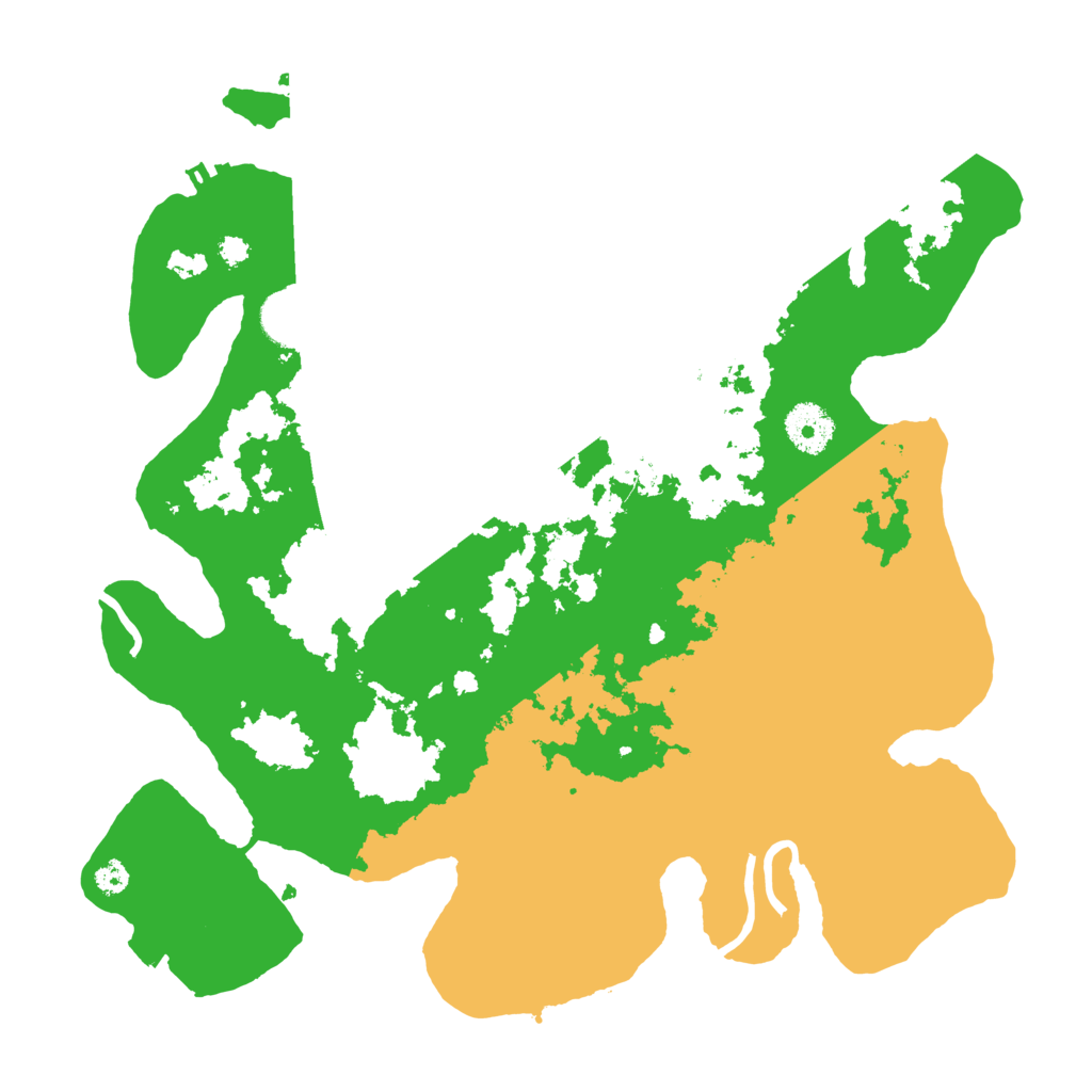 Biome Rust Map: Procedural Map, Size: 3400, Seed: 42257453