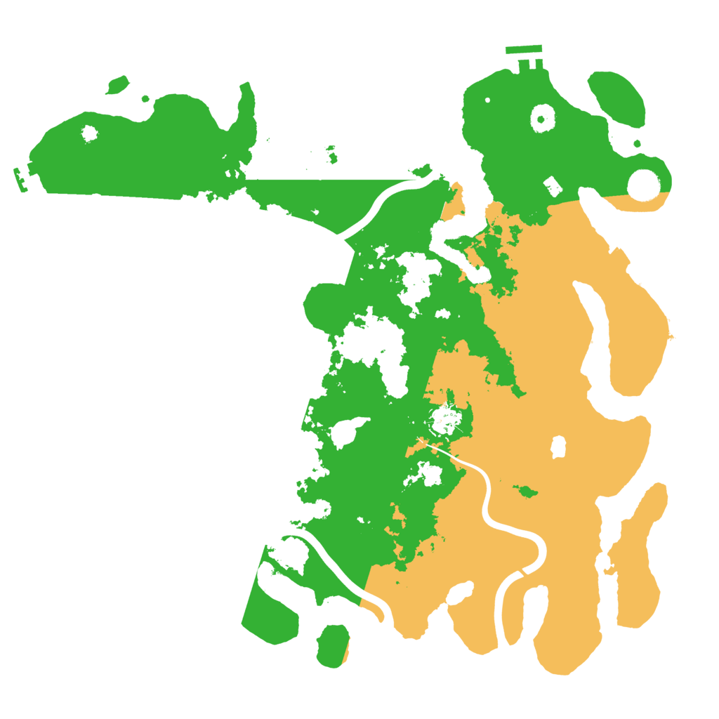 Biome Rust Map: Procedural Map, Size: 4000, Seed: 1010778072
