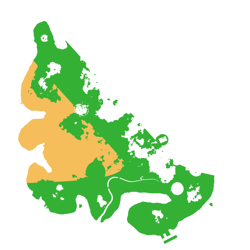Biome Rust Map: Procedural Map, Size: 3500, Seed: 841803769