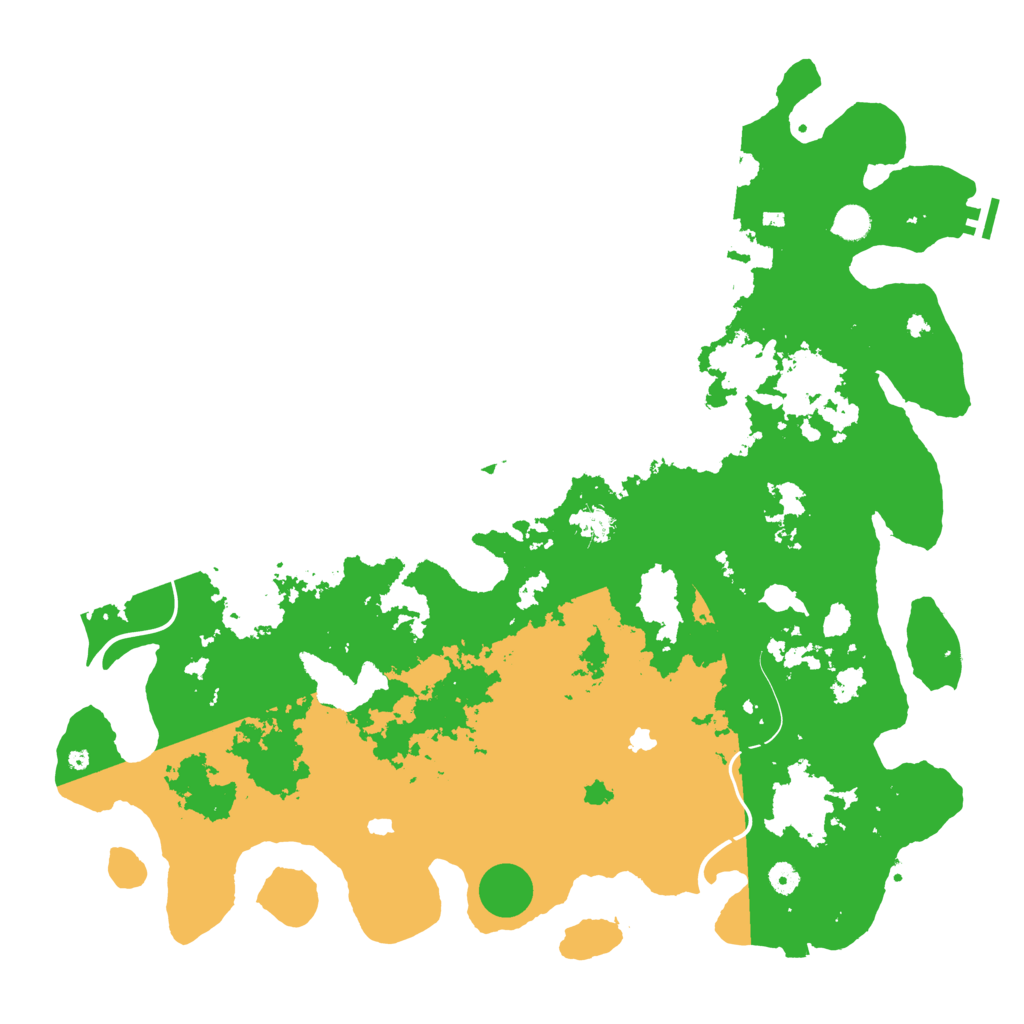 Biome Rust Map: Procedural Map, Size: 5000, Seed: 14000