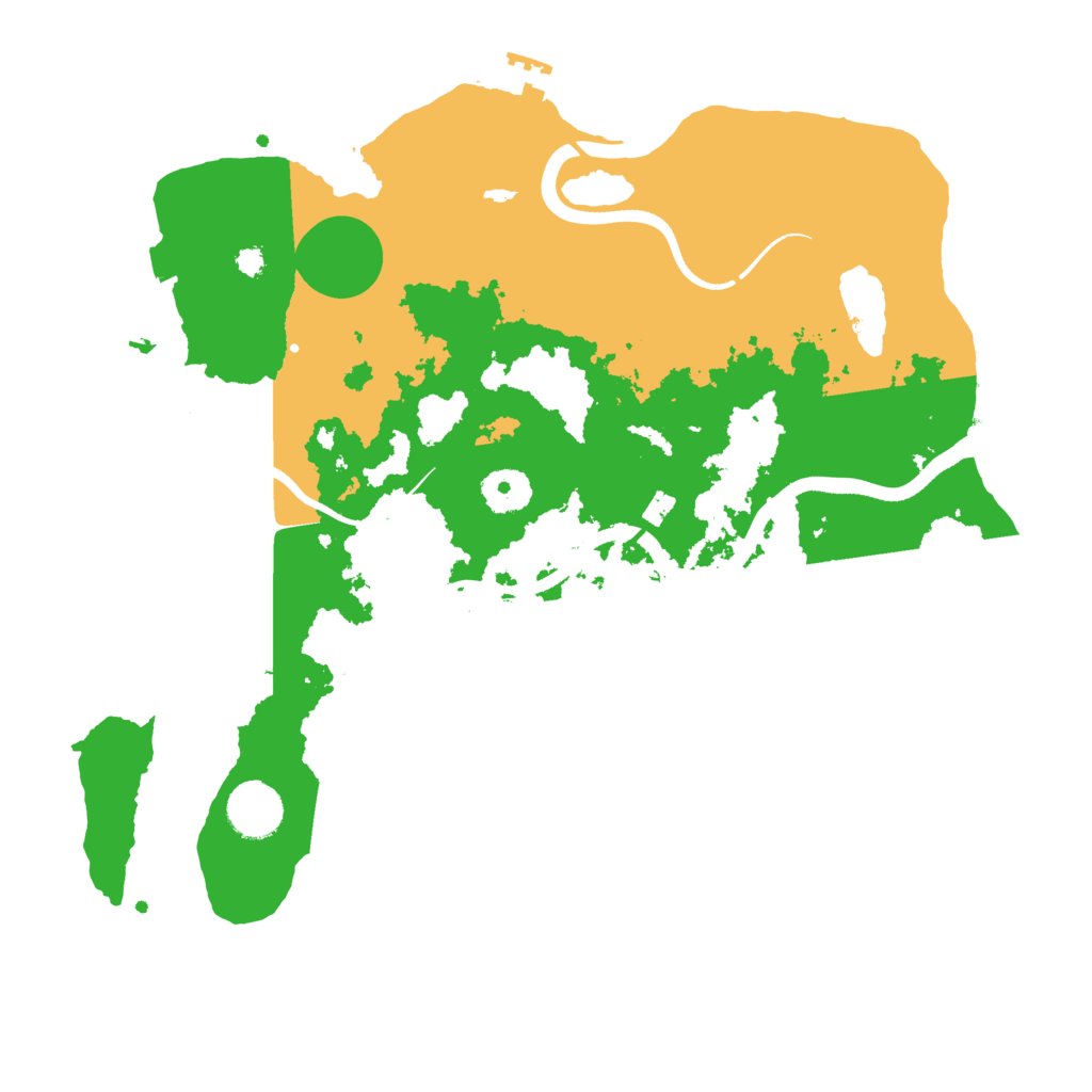 Biome Rust Map: Procedural Map, Size: 3500, Seed: 29957189