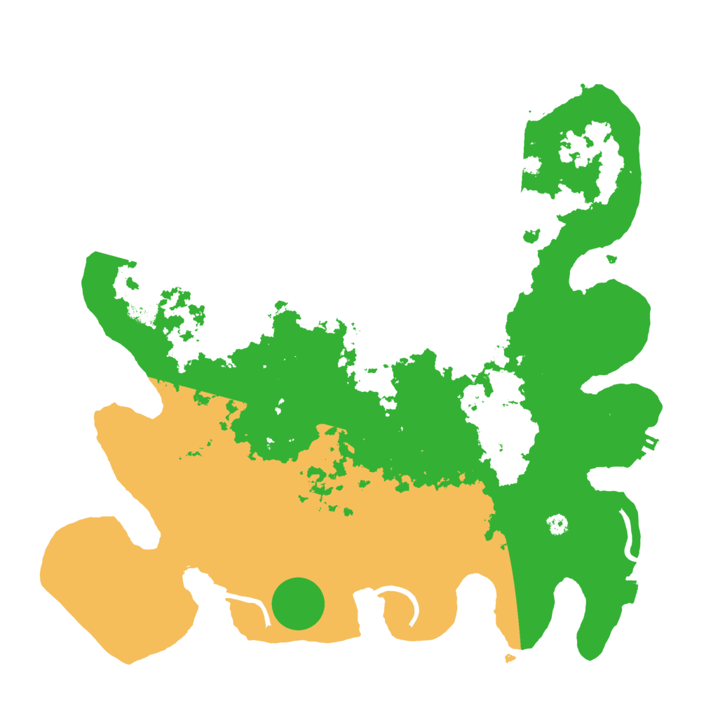 Biome Rust Map: Procedural Map, Size: 3600, Seed: 15118237