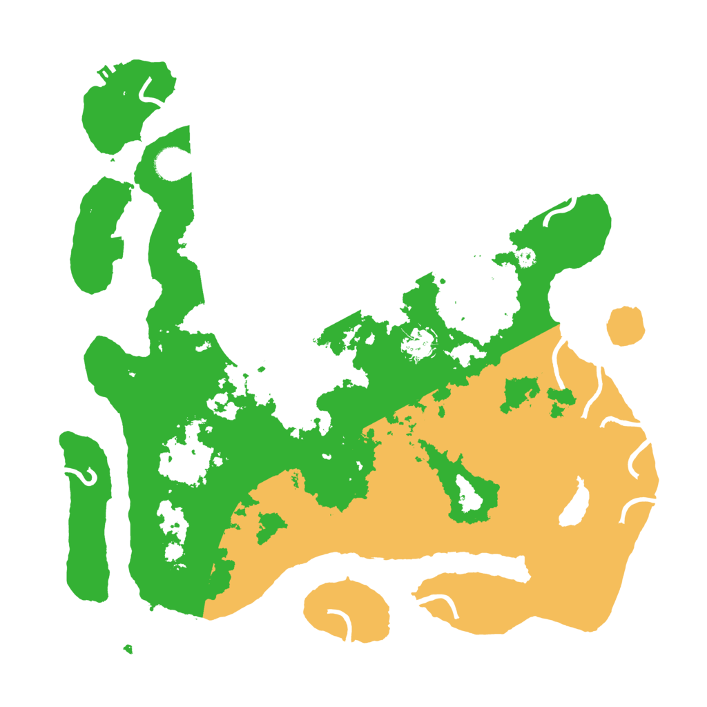 Biome Rust Map: Procedural Map, Size: 3700, Seed: 29342073