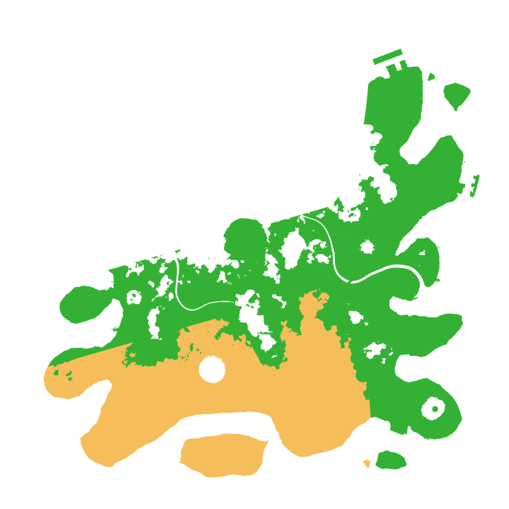 Biome Rust Map: Procedural Map, Size: 3400, Seed: 23217329