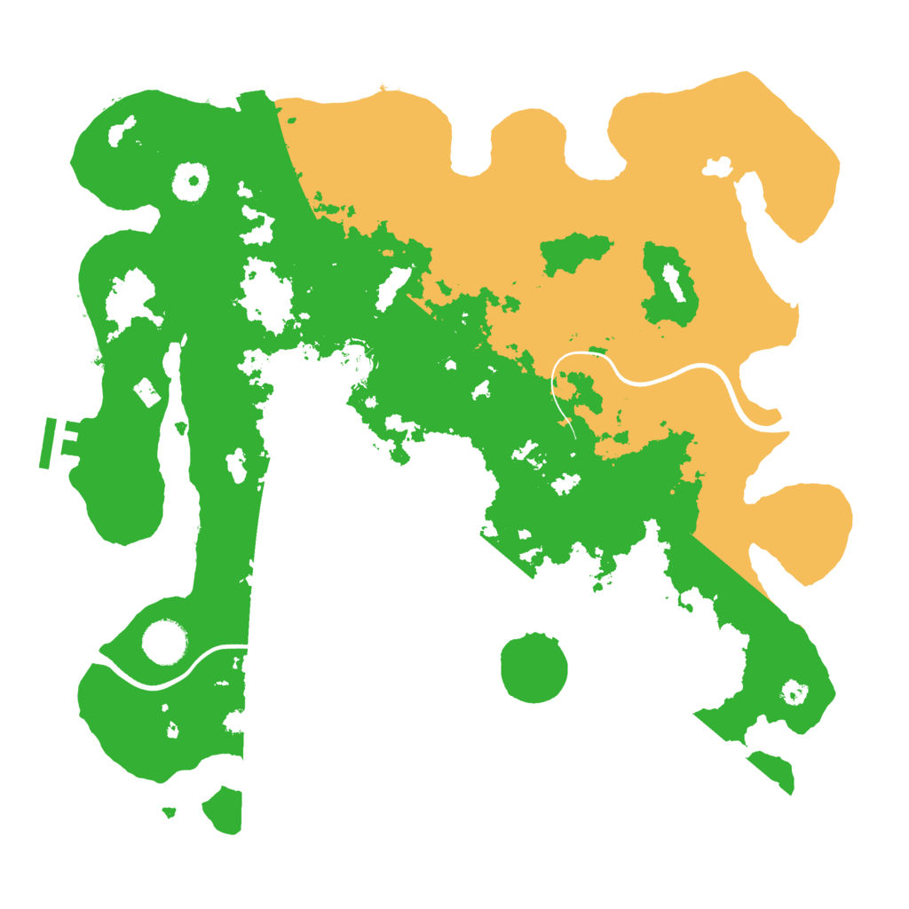 Biome Rust Map: Procedural Map, Size: 3600, Seed: 81131094