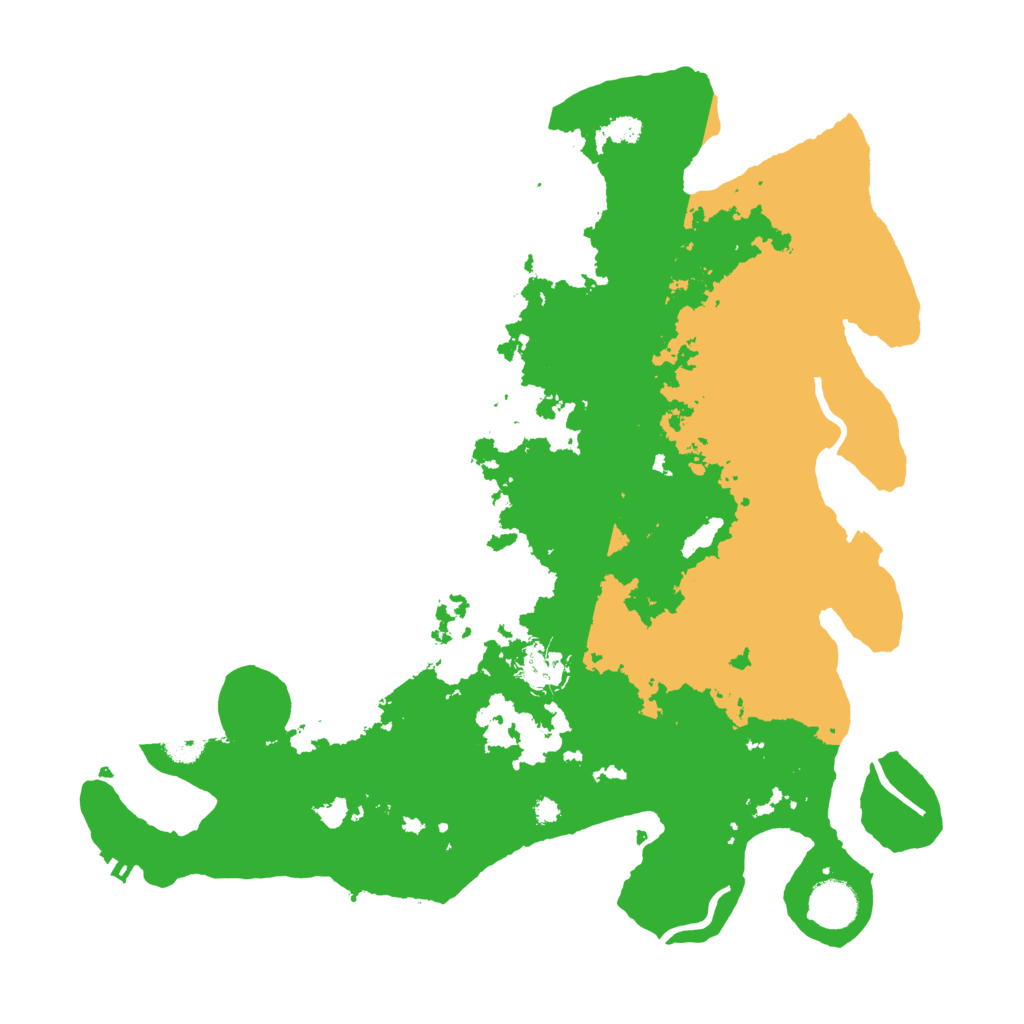 Biome Rust Map: Procedural Map, Size: 3700, Seed: 746568688