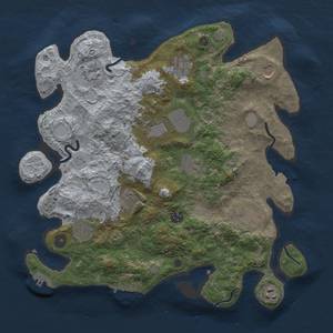 Thumbnail Rust Map: Procedural Map, Size: 3700, Seed: 746568688, 19 Monuments