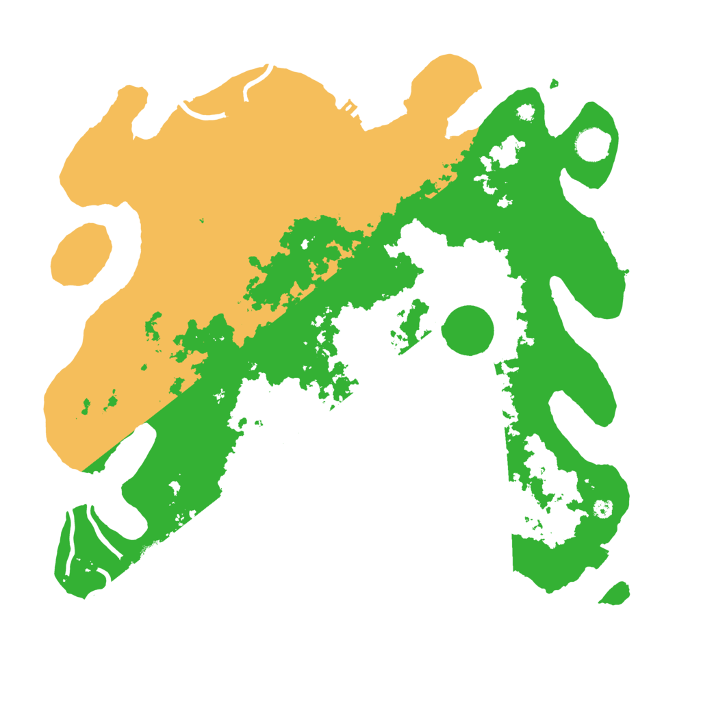 Biome Rust Map: Procedural Map, Size: 3700, Seed: 62898466