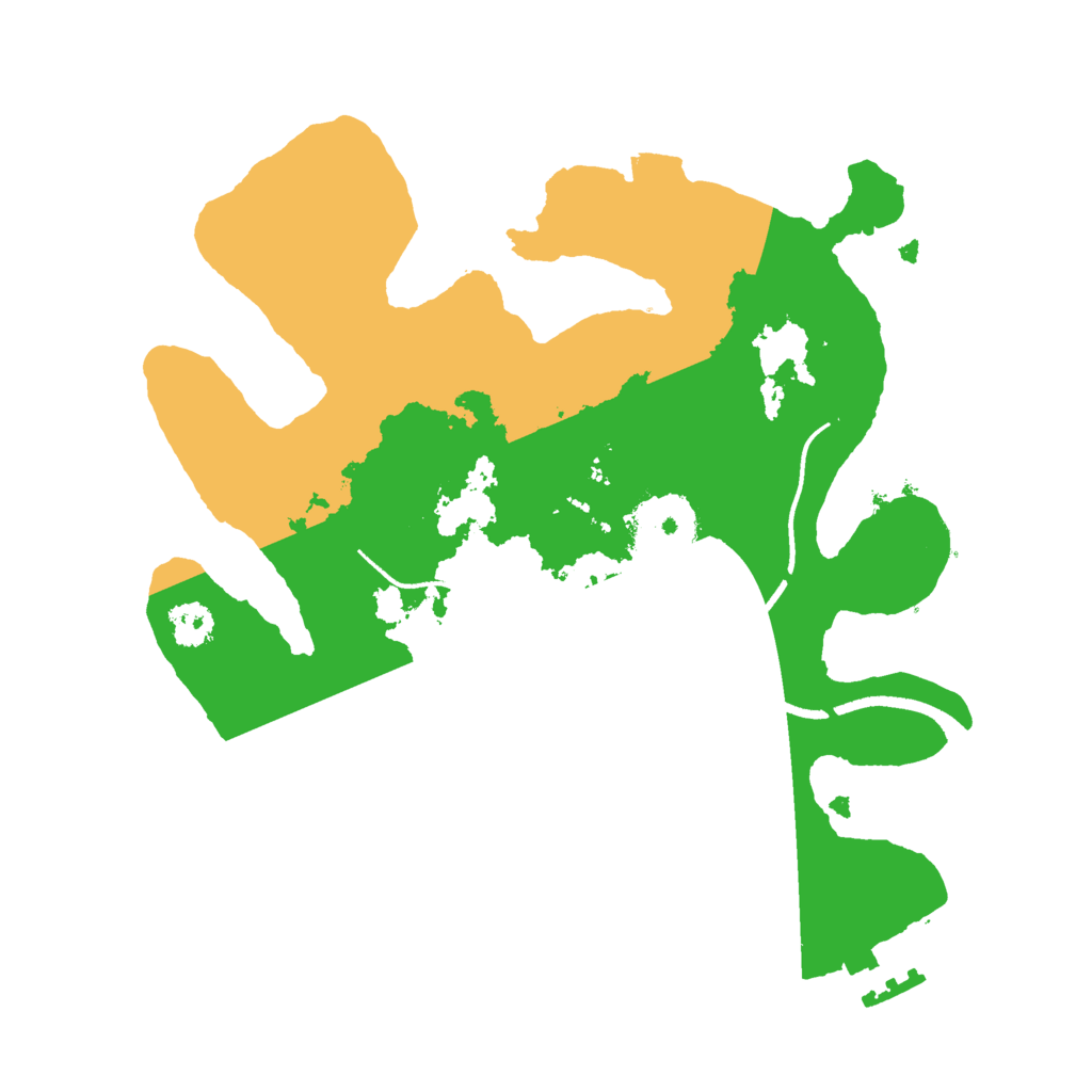 Biome Rust Map: Procedural Map, Size: 2500, Seed: 270230073