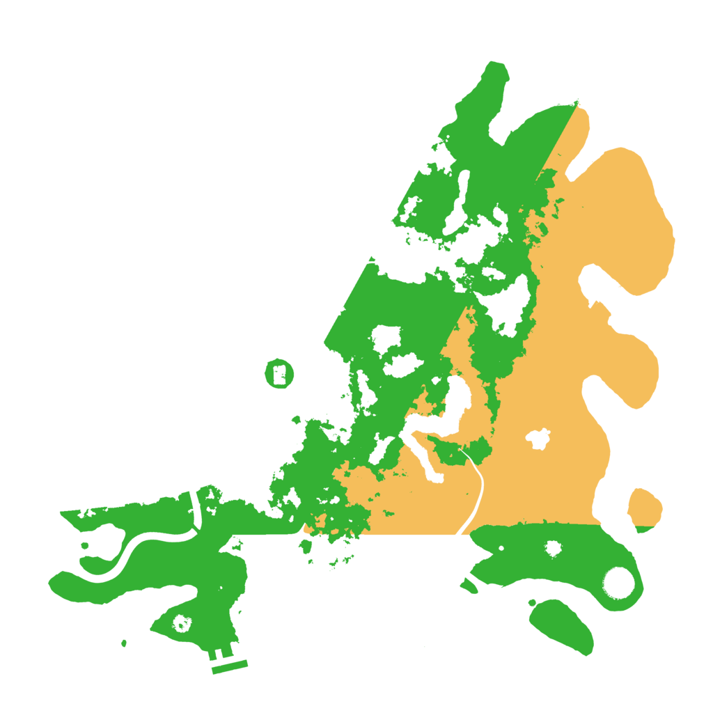 Biome Rust Map: Procedural Map, Size: 4000, Seed: 7405120