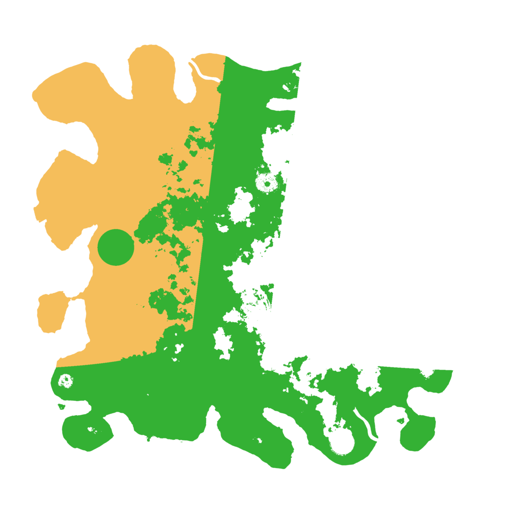 Biome Rust Map: Procedural Map, Size: 3650, Seed: 91104018