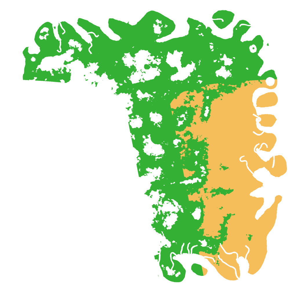Biome Rust Map: Procedural Map, Size: 6000, Seed: 550399388