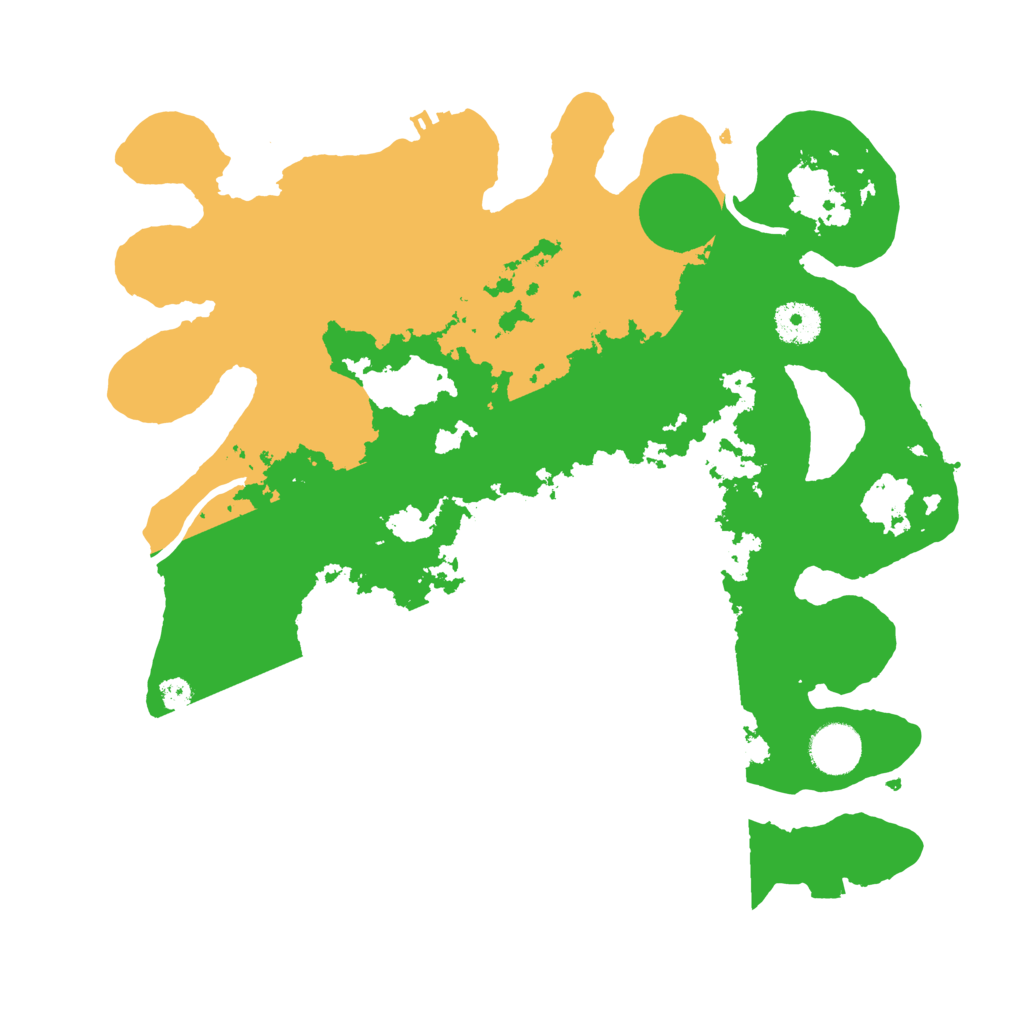 Biome Rust Map: Procedural Map, Size: 3500, Seed: 47227267