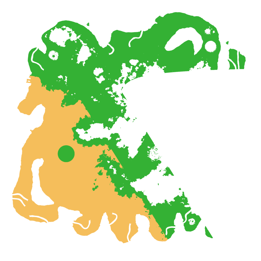 Biome Rust Map: Procedural Map, Size: 4100, Seed: 84883461